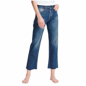 rag & bone Maya High Rise Ankle Straight Magnus Blue Jeans 24